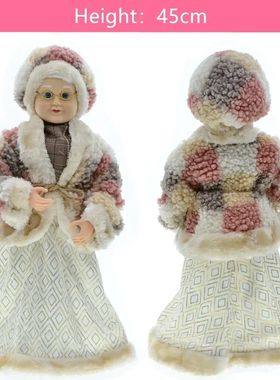 Papai Noel enfeites de árvore de Natal, boneca, vov? e vov