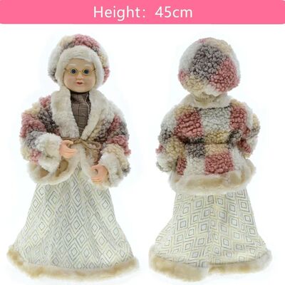 Papai Noel enfeites de árvore de Natal, boneca, vov? e vov