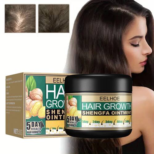 Essência de gengibre natural creme de cuidados com o cabelo