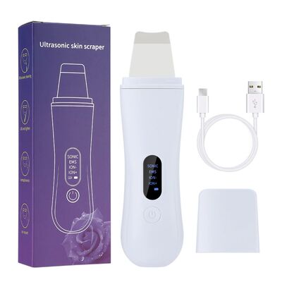 Ultrasonic Skin Scrubber Face Skin Spatula 4 Modes Peeling B