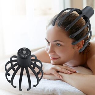 Elétrica polvo Claw Scalp Massager, Stress Relief, Therapeu