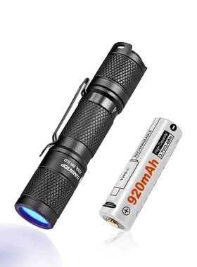 Lumintop-linterna UV AA 2,0, Detector ultravioleta de 365nm,