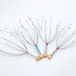 Octopus Body Scalp Massager, alívio do relaxamento, remover