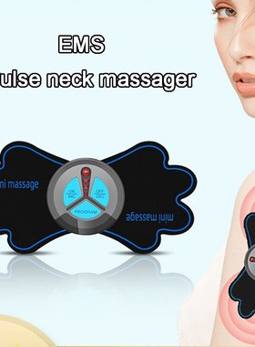 Mini massageador elétrico para pesco?o cervical, costas, al