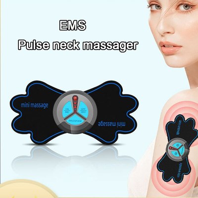 Mini massageador elétrico para pesco?o cervical, costas, al