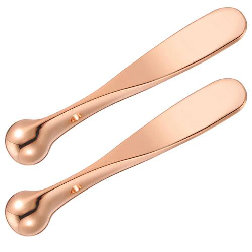 2pcs Eye Cream Applicator Spoon Roller Eye Massage Stick Spa