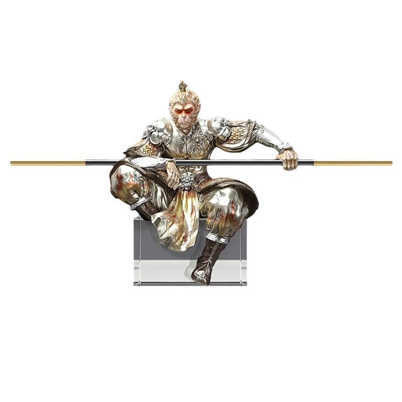 Modelo de Decora??es Wukong Mito Preto, Figurinhas De Macaco