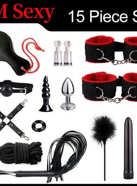 Kit adulto de brinquedos sexuais para casais, plug anal, má