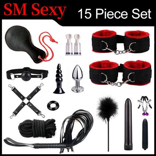 Kit adulto de brinquedos sexuais para casais, plug anal, má