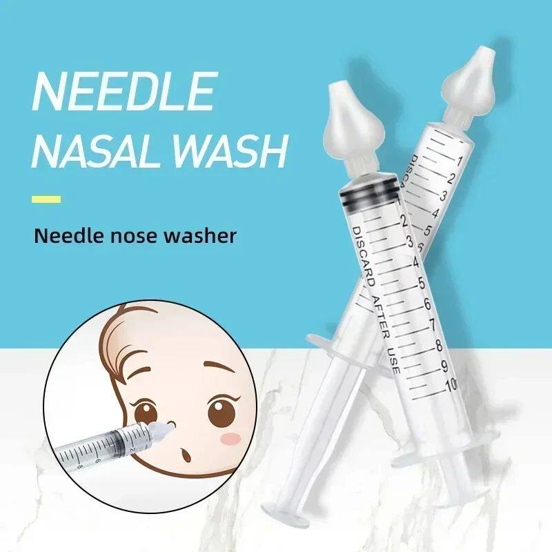 Seringa de Aspirador Nasal para Bebês, Limpador Nariz, Rini