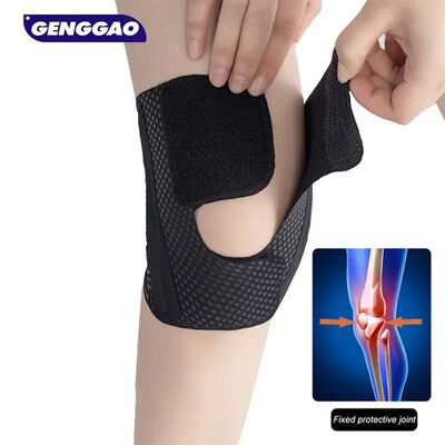 Joelheira com estabilizador lateral, manga de compress?o par