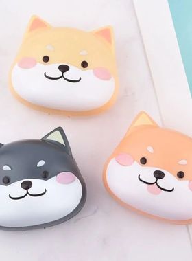 Portable Cartoon Contact Lens Case, Viagem Suporte De Plást