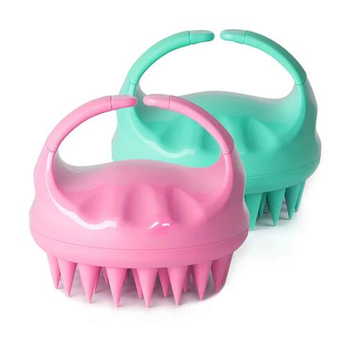 Silicone Scalp Massagem Pente para Cabe?a Corpo Shampoo Hair