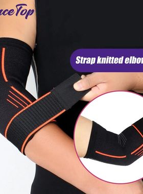 Unisex Sports Elbow Brace, suporte ajustável do bra?o, envo