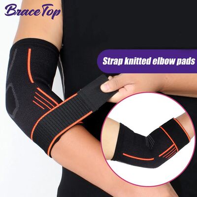 Unisex Sports Elbow Brace, suporte ajustável do bra?o, envo