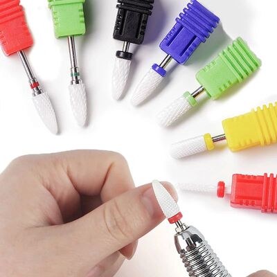 Brocas de cerámica para u?as, cortador de u?as para manicur