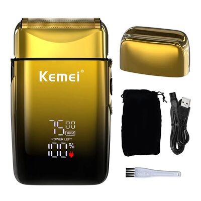 Kemei TX10 New Electric Foil Shaver LED Display Screen Recha