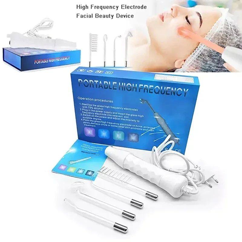Portable High Frequency Facial Machine Skin Therapy Acne Spo