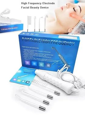 Portable High Frequency Facial Machine Skin Therapy Acne Spo