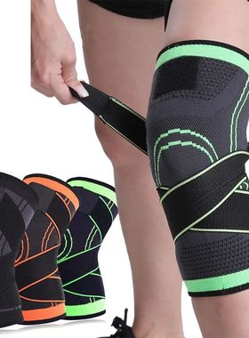 Joelheiras Elásticas Pressurizadas Para Homens, Protetor De