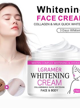 Creme Clareador Rosto e Corpo, Pesco?o, Joelho, Nádegas, Co