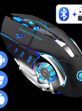 Mouse sem fio recarregável para computador de jogos, Mouse