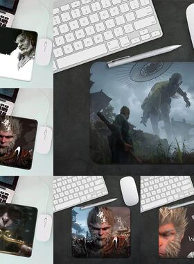 Mito preto Wukong Gaming Mouse Pad, XS Pequeno Mousepad para