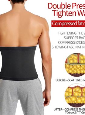 Homens abd?men redutor sauna corpo shaper fitness suor trimm