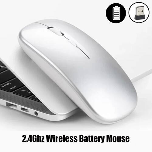 Mouse para jogos sem fio com modo único, Mouse de bateria c