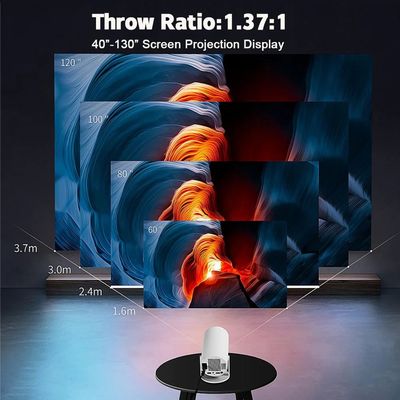 WEMI-miniproyector HY300, 4K, Android 11,01080 P, 720 P, 200