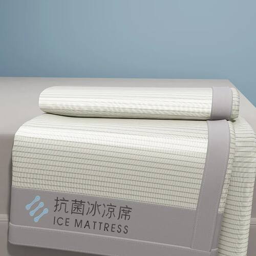 New summer ice silk cool mat bed sheet set, machine washable