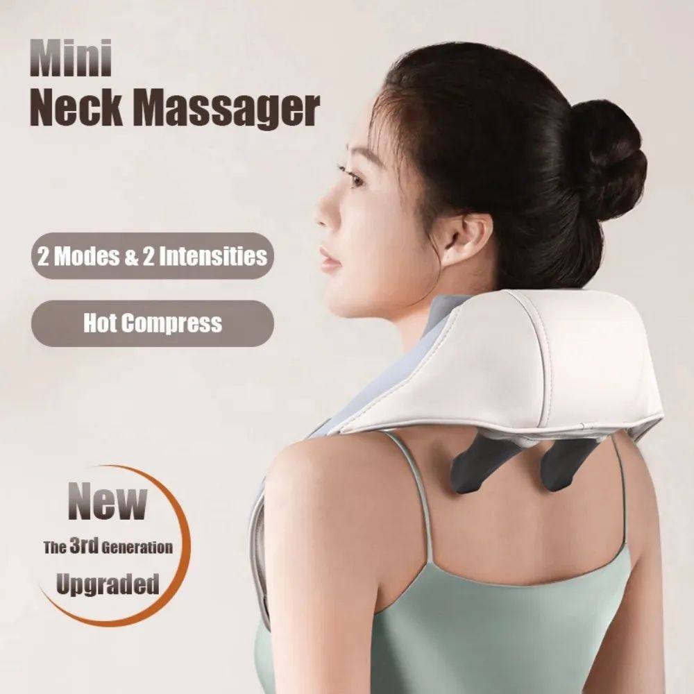 2023 Electric Neck And Back Massager Wireless Neck Shoulder