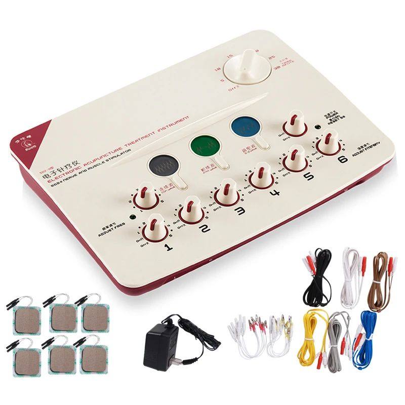 EMS Electroacupuncture Stimulation Massage Instrument 6 Wave