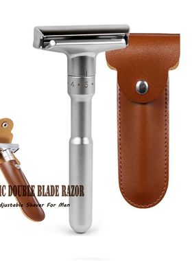 Maquinilla de afeitar de seguridad ajustable para hombre, af