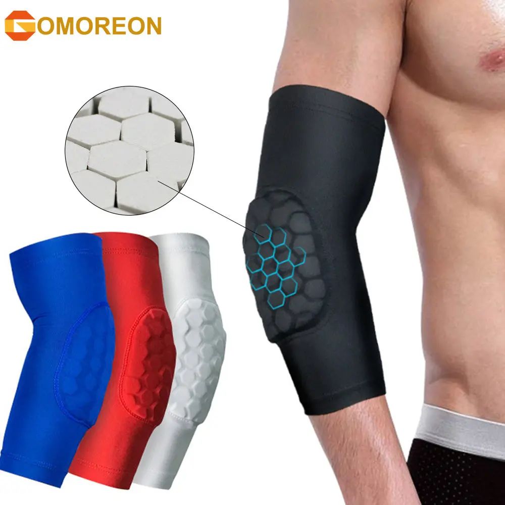 Manga de compress?o para cotovelo e bra?o, suporte para espo