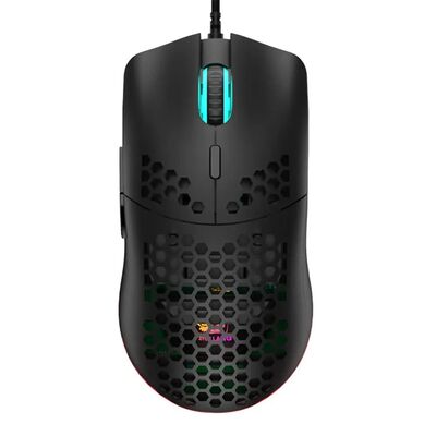 Mouse leve para jogos com fio, Shell ultraleve Honeycomb, RG