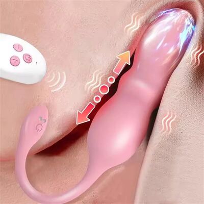 Remote Control Telescopic Vibrator Vaginal Ball Nipple Clito
