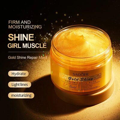 24K Gold Serum Cream Sleeping Mask Repair for Night Whitenin