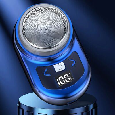 Mini afeitadora eléctrica portátil para hombres, máquina