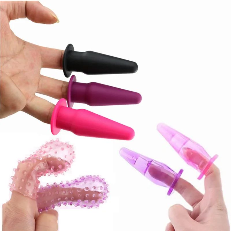 Bdsm silicone dedo anal sexo brinquedos para o homem erótic - 实物图
