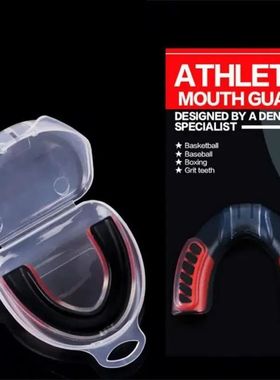Protector bucal profesional para boxeo, Muay Thai, EVA, caja