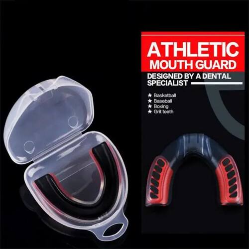 Protector bucal profesional para boxeo, Muay Thai, EVA, caja
