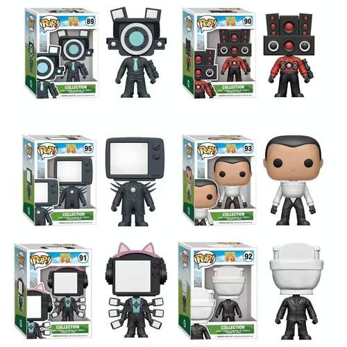Fun POP Skibidi Toilet Man Camera Man Figure TV Man Speaker