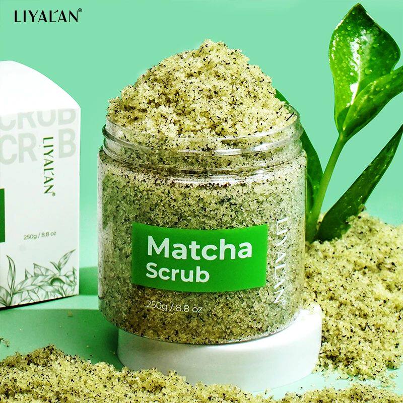 Matcha Green Tea Scrub Body Exfoliating Skin Brighten Improv图片