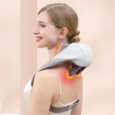 Shiatsu Neck and Back Massager with Soothing Heat  Wireless