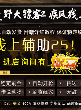 荒野大镖客2线上科技辅助疾风修改器steam大表哥2刷金条钱等级