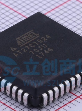 AT27C1024-70JU 封装PLCC44 EEPROM存储芯片