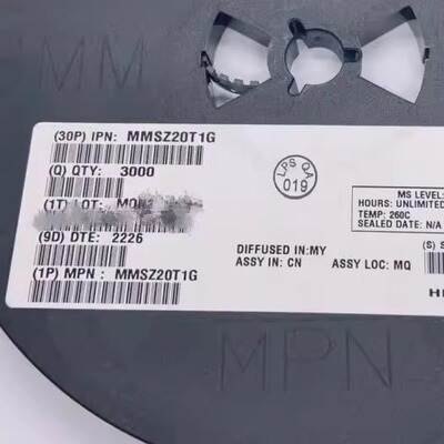 原装ON MMSZ20T1G 丝印X3 封装SOD-123 20V 500mW 稳压二极管