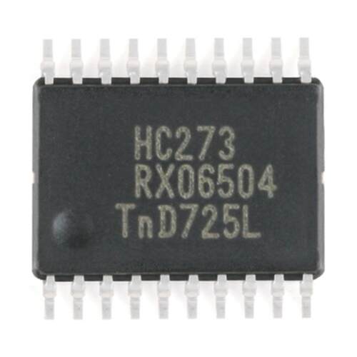 全新原装 74HC273PW TSSOP-20 复位功能八路D型正边沿触发器