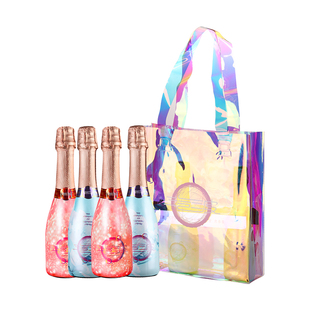 临期清仓汽波起泡酒 水果气泡酒 甜型水蜜桃红酒香槟 375ml